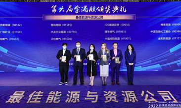 Ximei Resources  won the "Best Energy and Resources Company Award"